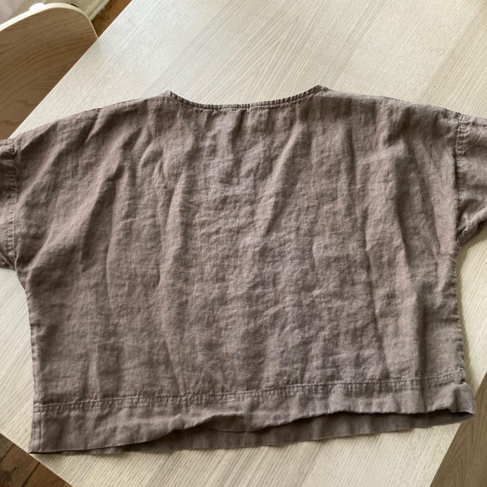 Linenfox Mona Top in Cacao - Picture 6 of 6